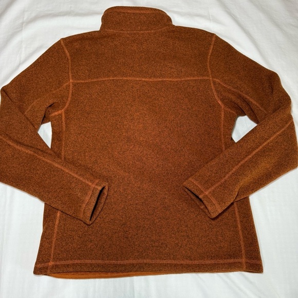 The North Face Men’s Gordon Lyons 1/4 Zip Pullover Sweater Men’s Small Orange - Picture 6 of 7